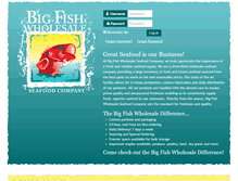 Tablet Screenshot of bigfishwholesale.com